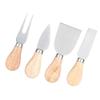 4PCS/Set Stainless Steel Cheese Knives Wood Handle Cheese Cutting Knife Cutter Set Kitchen Tools