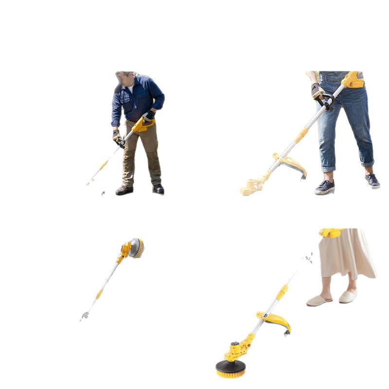 Electric Outdoor Courtyard Floor Scrubber: High-Power, Multi-Functional Cleaning Brush