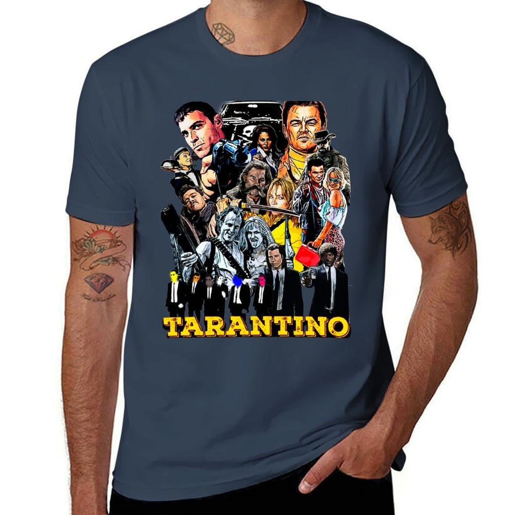 Tarantino Films T-Shirt Man T Shirt Summer Men T Shirt Cotton 100% T Shirt for Man T-Shirt