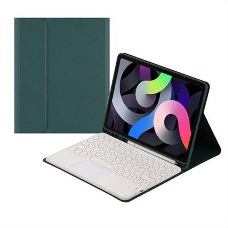 2021 iPad Pro 11 Bluetooth Keyboard Case: Round Keycap, Detachable Magnetic Apple Magic Shell for Air4