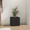 VidaXL Planter Black 40x40x40 Cm Engineered Wood 808793