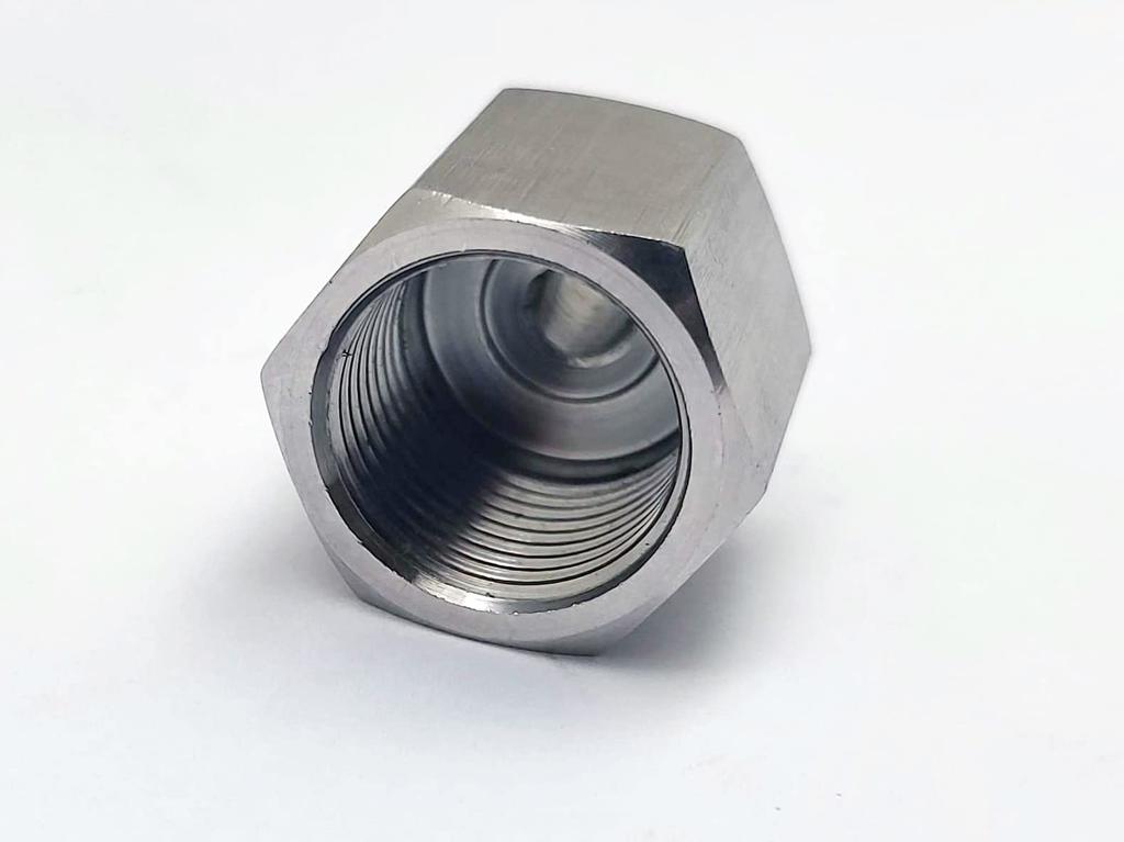 Stainless Steel Sensor Adapter Male to Female Converter Connector Male M14P1.5 to M16 x1.5 HEX 18