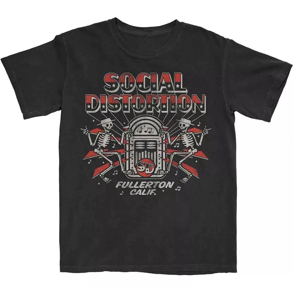 Social Distortion T Shirt Black Men Size S M L 2345XL II798 Unisex T-Shirt S