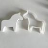 Horse Shaped Resin Molds, Animal Resin Molds for DIY Candle Craft Gypsum Ornaments Cake Fondant Decorations Baking