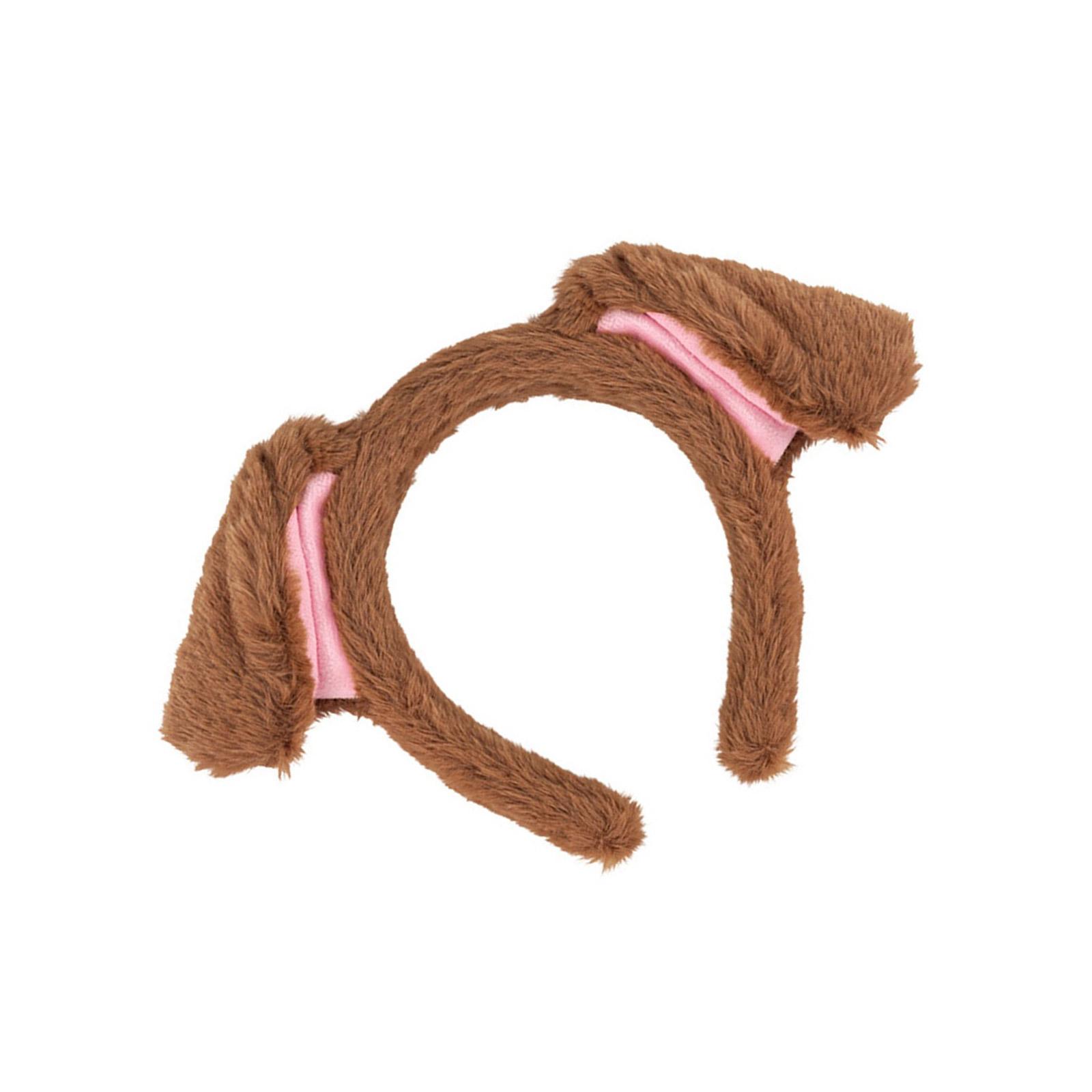 

Puppy Ears Hairband Photo Props Furry Hair Hoop Headband Party Headpiece Fun Headbands for Music Festival B