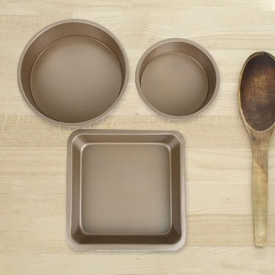 

6-дюймовый лоток для тортов Большая емкость Загустить Прочный Полезный тест Десерт Антипригарная форма для выпечки Кухонный инструмент