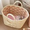 1PC Laundry Hamper Foldable Floral Design Lightweight Fabric Ins Style Miscellaneous Baskets Cute Storage Basket Sweet 32x26x25cm