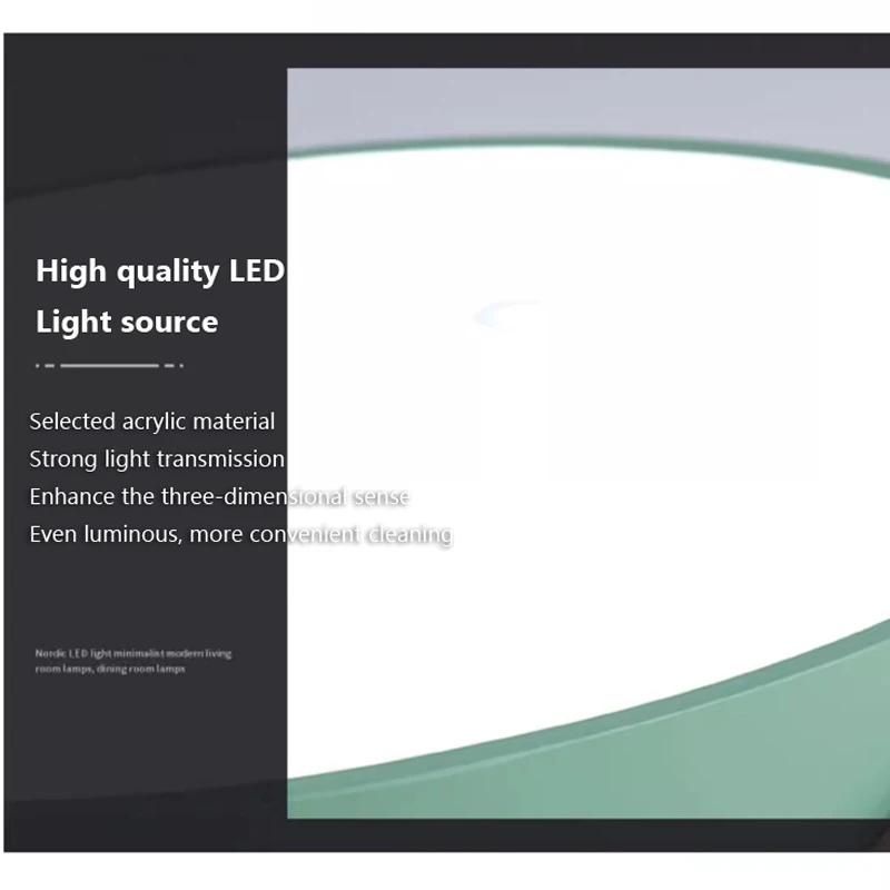 Modern LED Ceiling Light for Living Room Bedroom Aisle Balcony Lamp Circular Wood Grain Chandelier Home Decor Lighting