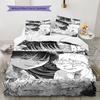 The Summer Hikaru Died Pattern Bedding,Quilt Set Quilt Cover Pillowcase Home Birthday Gift(1 * Duvet Cover + 2 * Pillowcase, Without Core)