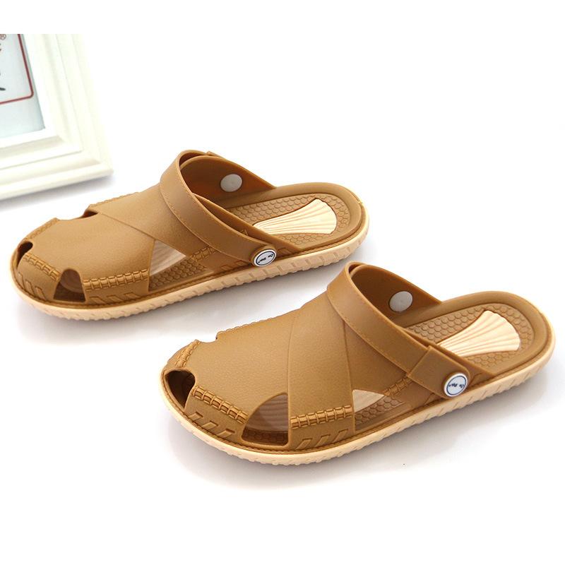 

Вьетнамские вентилируемые тапочки с дизайном двойного назначения, модная обувь для женщин с отверстиями для отдыха на открытом воздухе 40