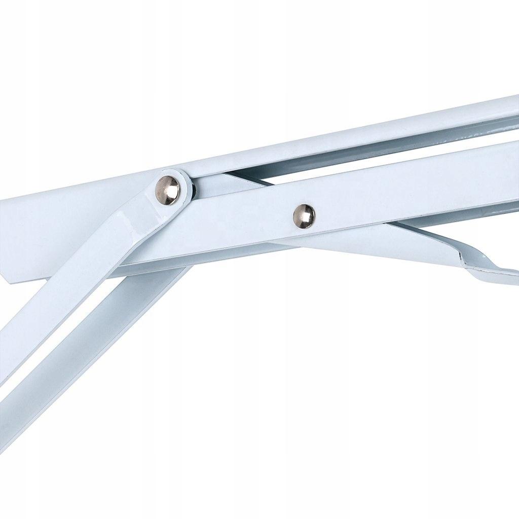 2X Foldable Table Top Shelf Support Bracket Strong Durable - 450 White Tmy