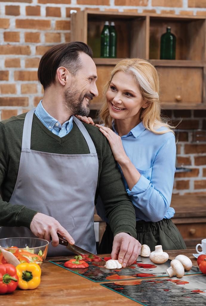 SZKLANA PŁYTA OCHRONNA NA KUCHENKĘ 90x52 MAKI