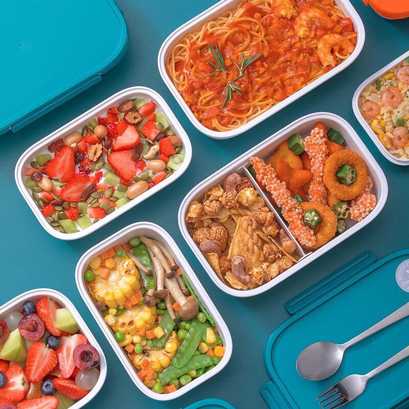 Camellia Double-Layer Divided Fresh-Keeping Lunch Box