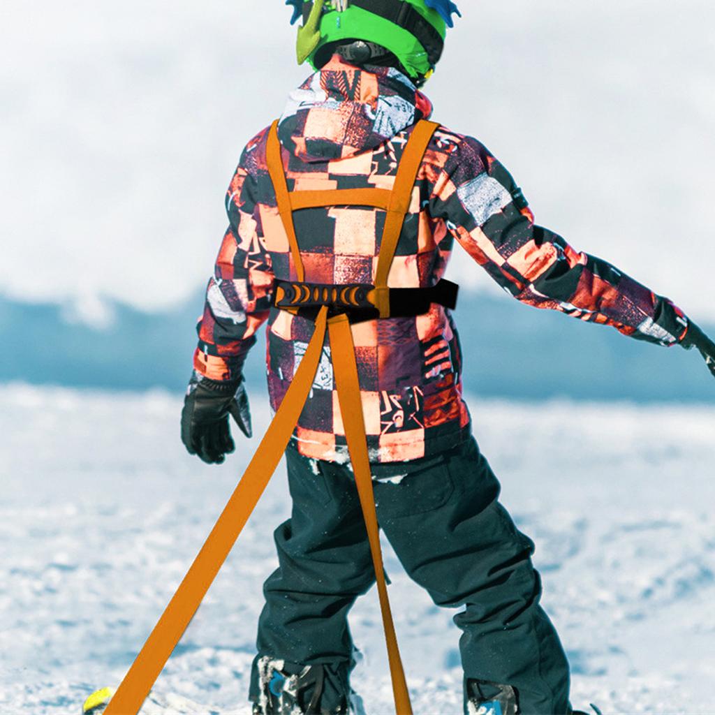 Kids Ski Harness High   Improve Learning Efficiency Wear Resistant Nylon Adjustment Ski Training Leash for Ice Skating