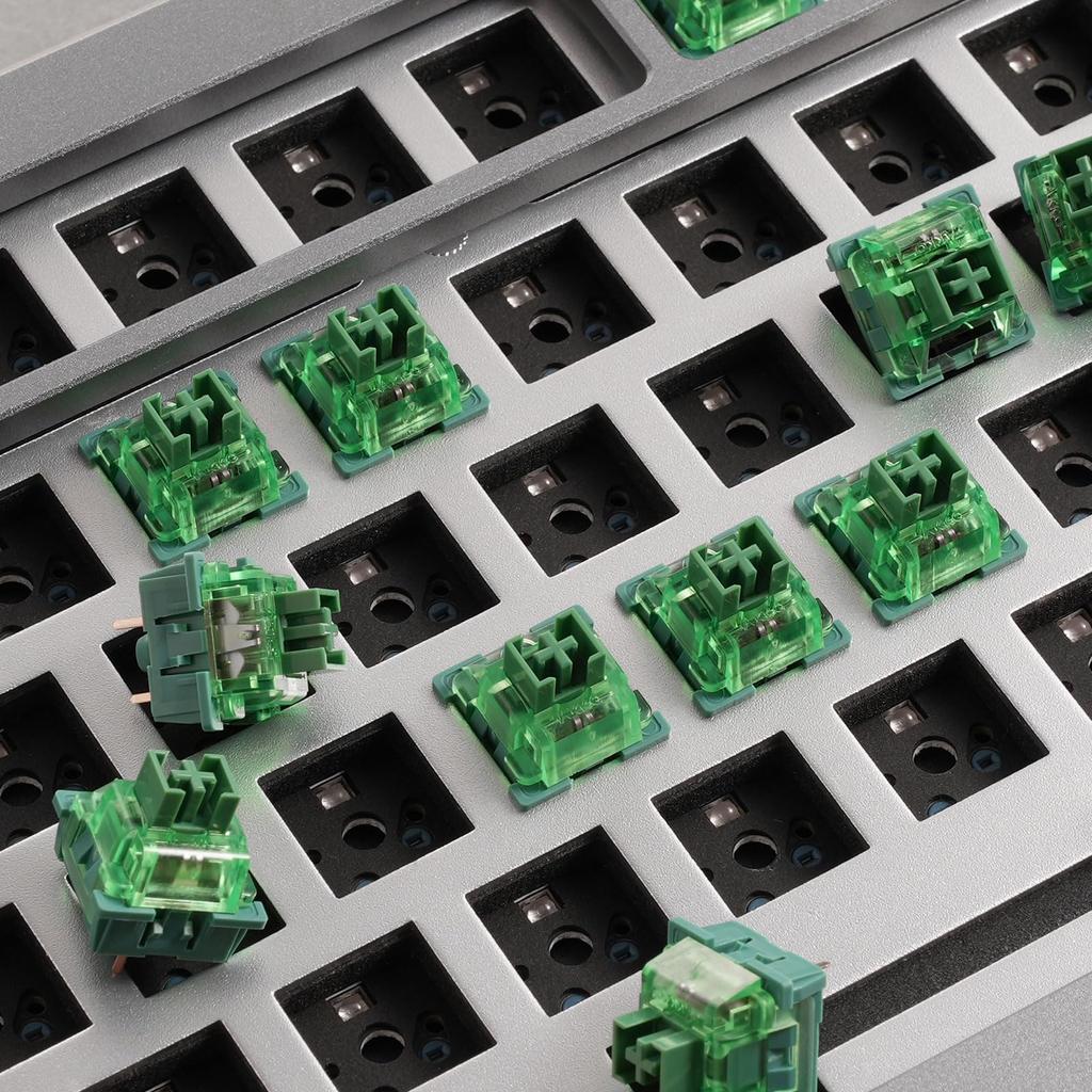 V3 Matcha Green Pro Switch Pressing Pressure 50gf Linear 5 Pin Compatible with Mechanical Keyboard Dustproof Stem Included 45 Pieces []Akko (3rd
