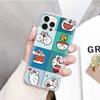 JW82 Doraemon Transparent Case for Samsung A04 A14 A23 M33 M53 Realme 10 9 C35 C55 VIVO Y02 X80 Infinix Hot 30 Note 11 Tecno Spark 8P Pro