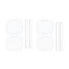 Mirhua Door Handle Protector, Set of 8, Car Door Guard, Dedicated Scratch Resistant, Anti-Slip,