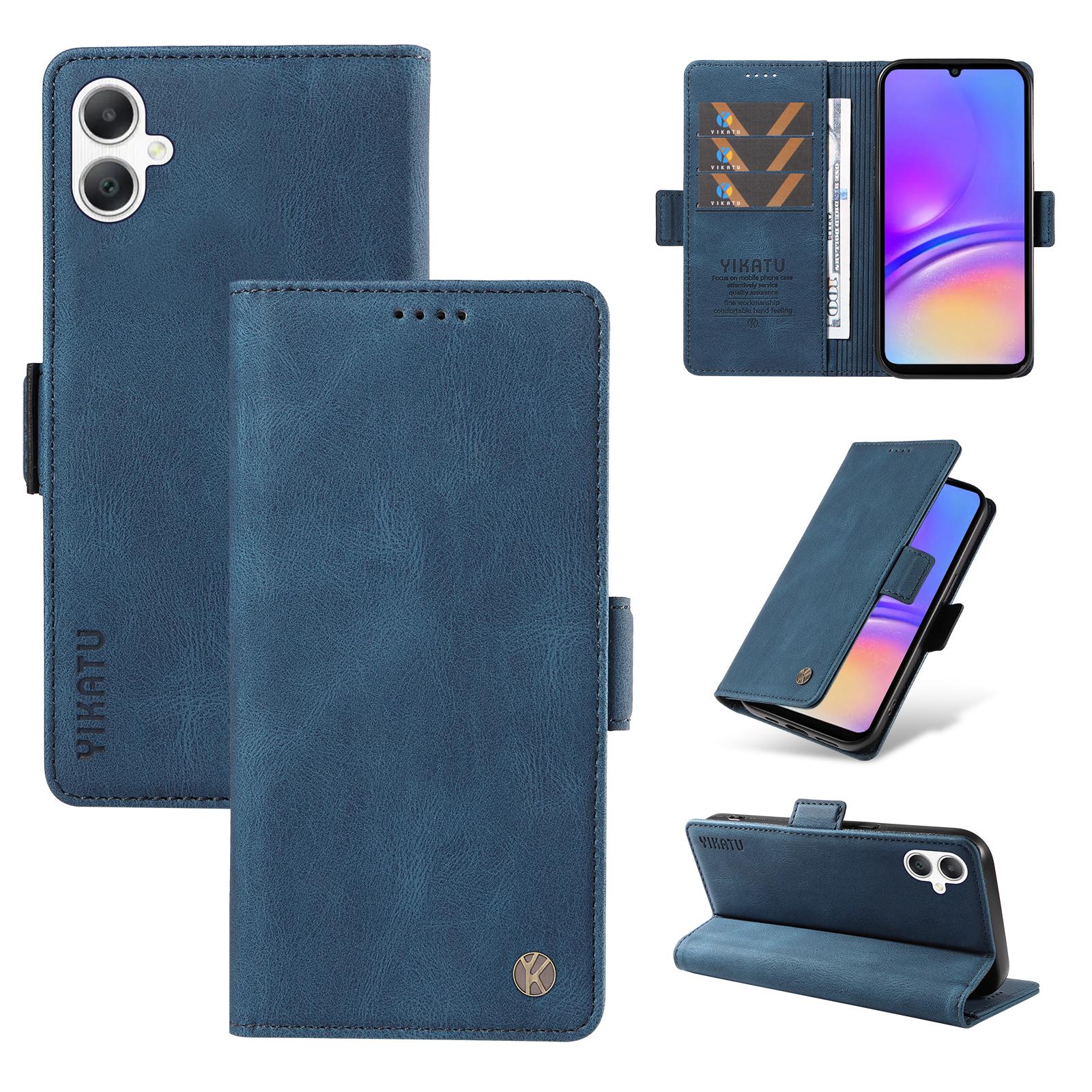 

For Samsung Galaxy A06 5G/Galaxy A06 4G Leather Case YIKATU YK-005 Skin-touch Feeling Wallet Phone Cover Type H