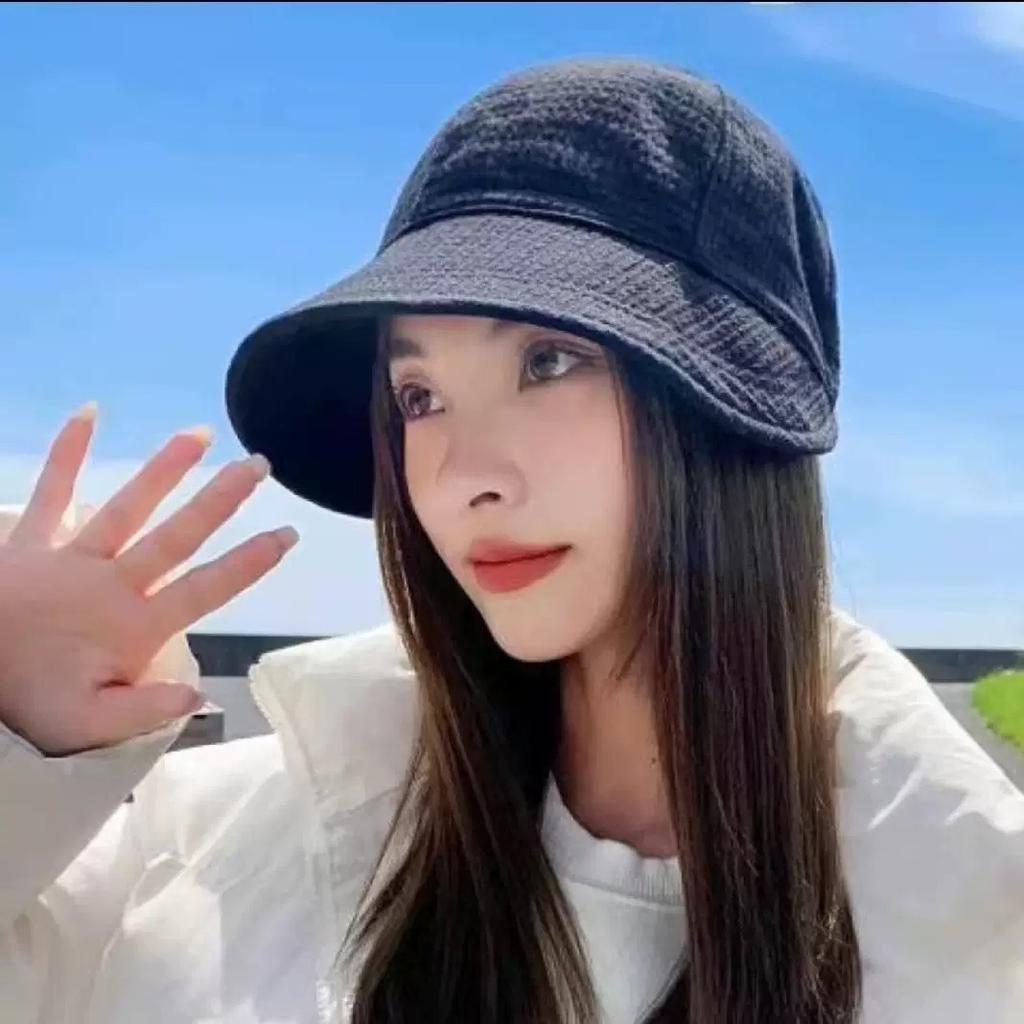 Ruth Hat Waffle Fisherman Hat Children's Cap Spring Summer Fashion Versatile Sun Hat Sun Hat