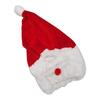 Casque de Moto Chapeau de Noël Extérieur Drôle Père Noël Housse Peluche pour Casque de Moto