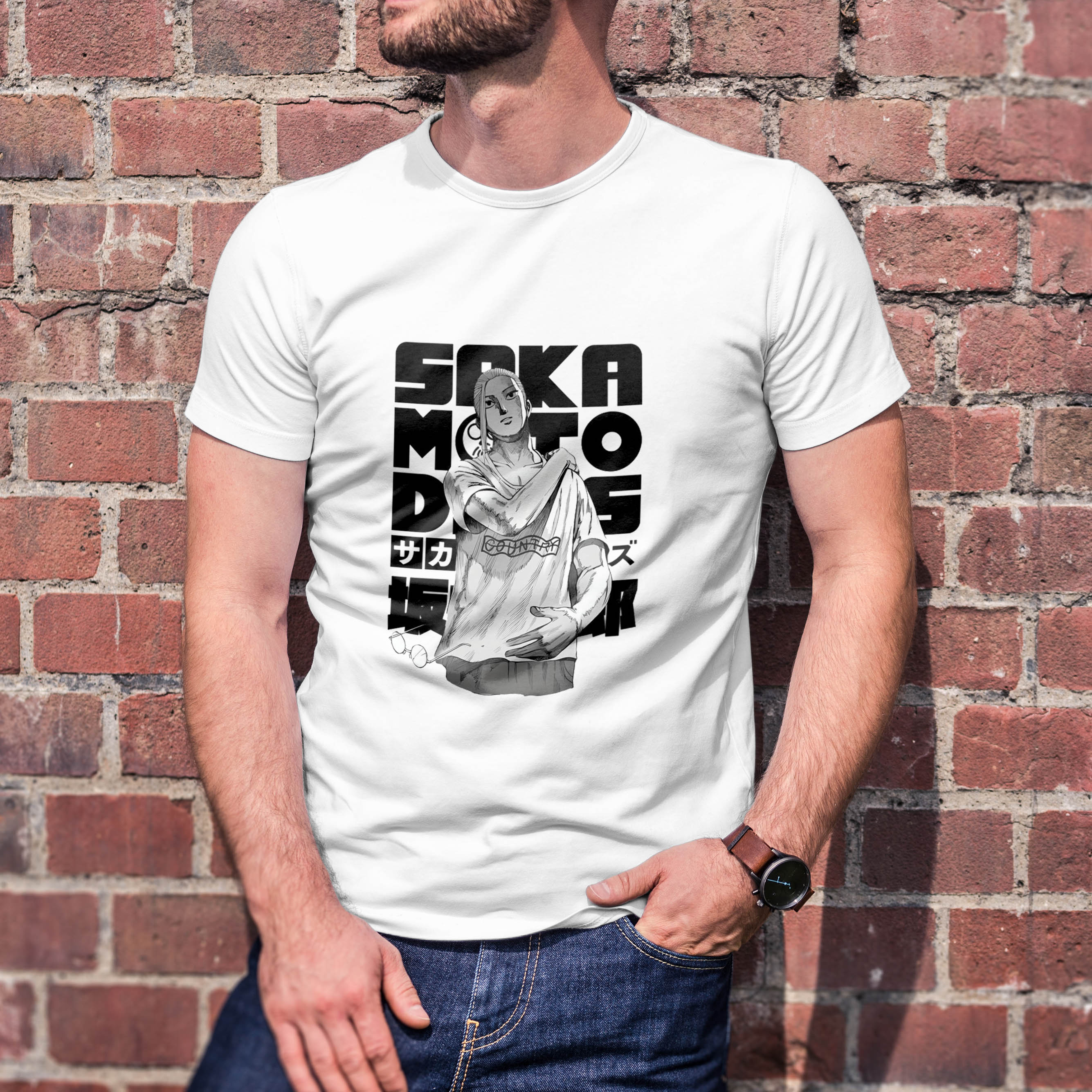 

2025 Sakamoto Days T sihrt Anime tv Printed Graphic Cotton Crewneck Short-sleeved Casual T-shirt Harajuku - Men s Summer Cot... S разноцветный