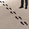 PVC Footprint Stickers Pet Supplies Stair Decals Accessories Floor Stickers