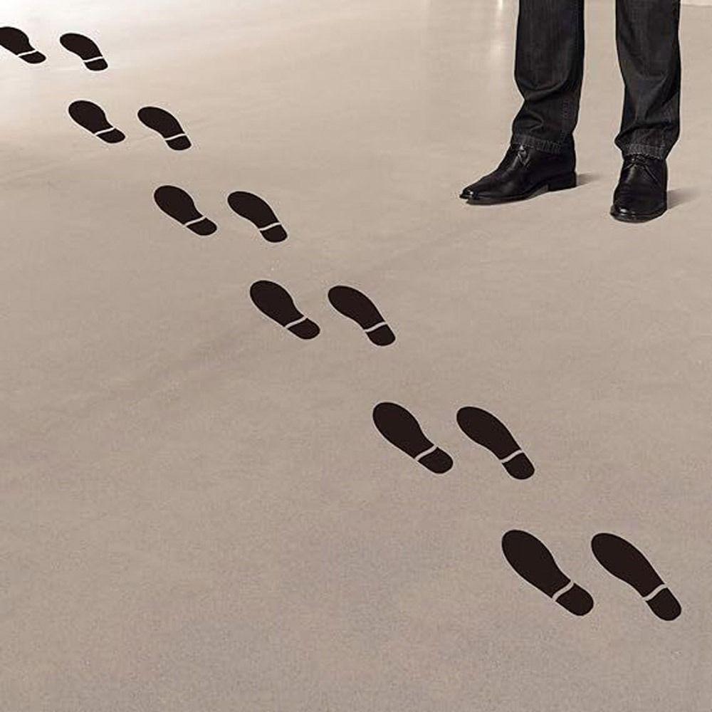 PVC Footprint Stickers Pet Supplies Stair Decals Accessories Floor Stickers
