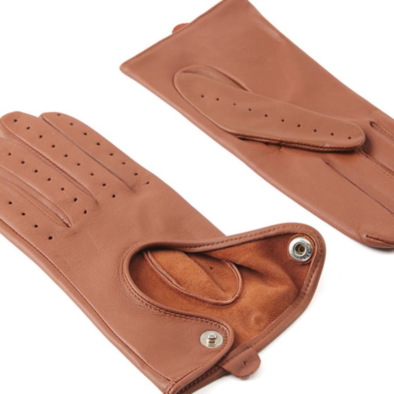 DENTS Truckston Women's Driving Gloves - Cognac
