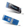 0.91inch I2C OLED Display Module I2C SSD1306 OLED Display Module White / BLUE I2C OLED Screen Driver DC 3.3V~5V for Arduino