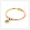 European and American LifeTree Rhinestone Titanium Steel Bracelet with Stainless Steel Magnet for Women
