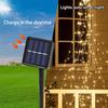 10 Stränge Glühwürmchen-Büschellicht Wasserdichte Solar-Lichterkette Wasserfall-Ranke Lichterketten Gießkannenlicht Outdoor-Gartendekoration