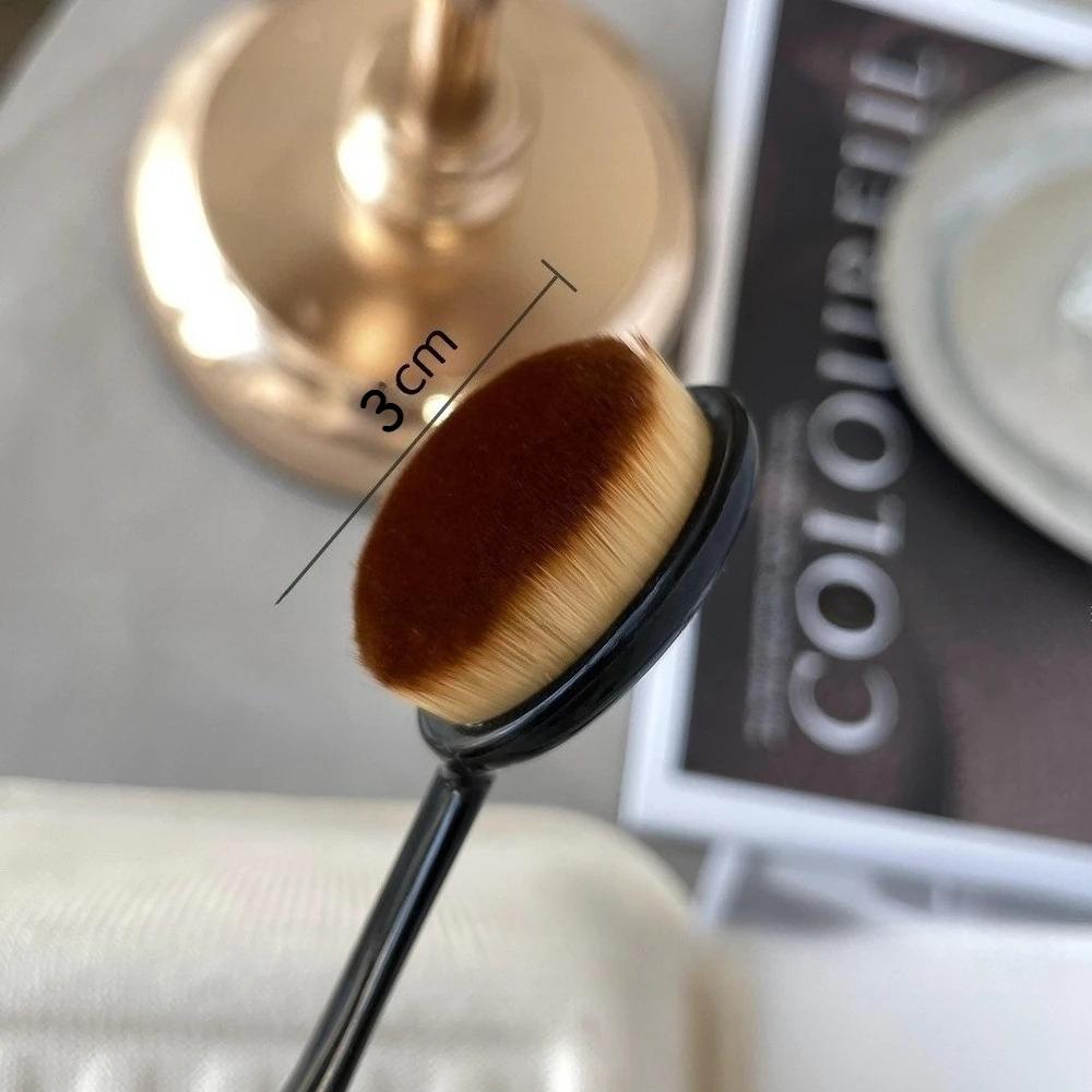 Black Handle Nail Dust Brush Soft Hair Comfortable Small Brush