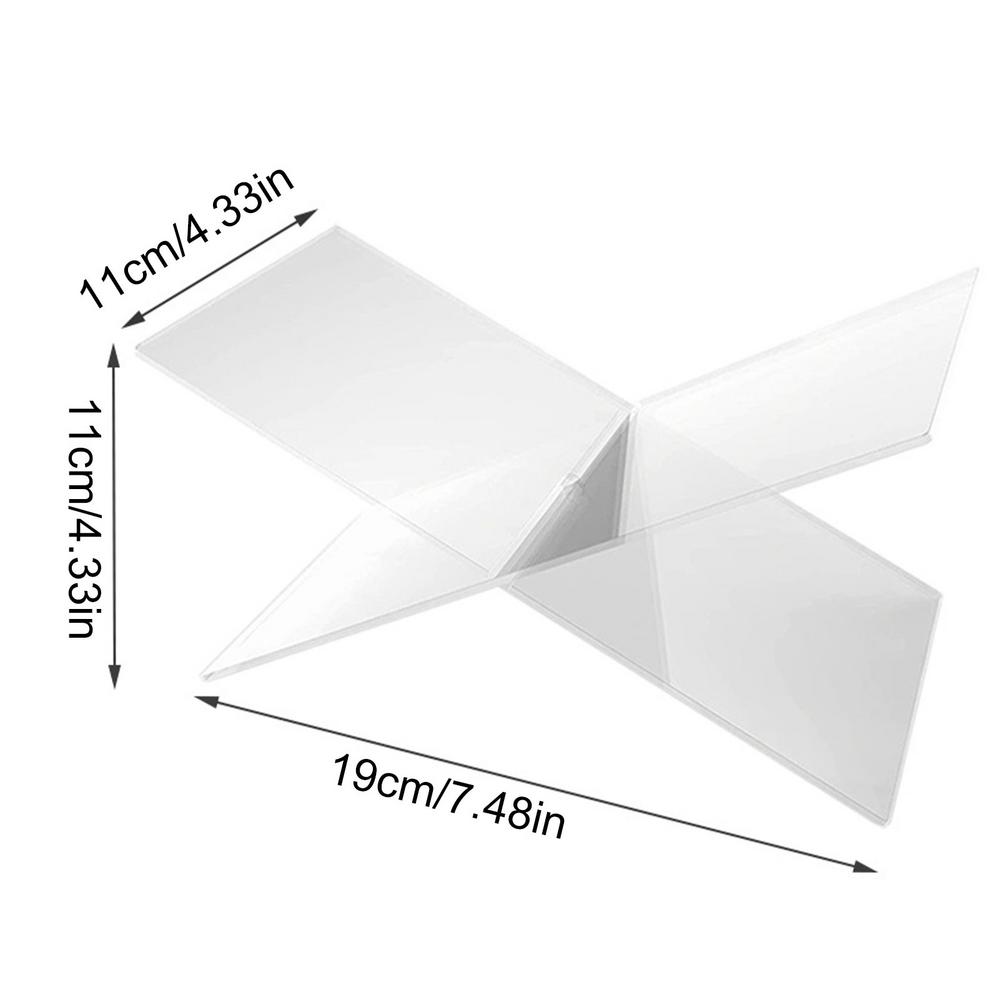 Acrylic Book Stand For Reading X Shaped Book Stand For Reading Open Books Open Books Shelf Cookbook Holder Bible Display Stand