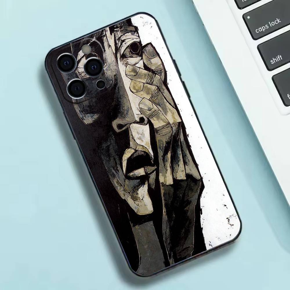 Picasso Abstract Art Painting  Phone Case Silicone Soft For IPhone 17 16 15 14 13 12 11 X XR Plus Pro Max Plus