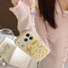 High-End Cartoon Cats Yellow Background iPhone 17/16 Pro Max/15 Pro Case