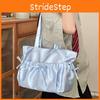 Trendy 2024 Nylon Fabric Tote Bag Spacious And Versatile For School And Travel