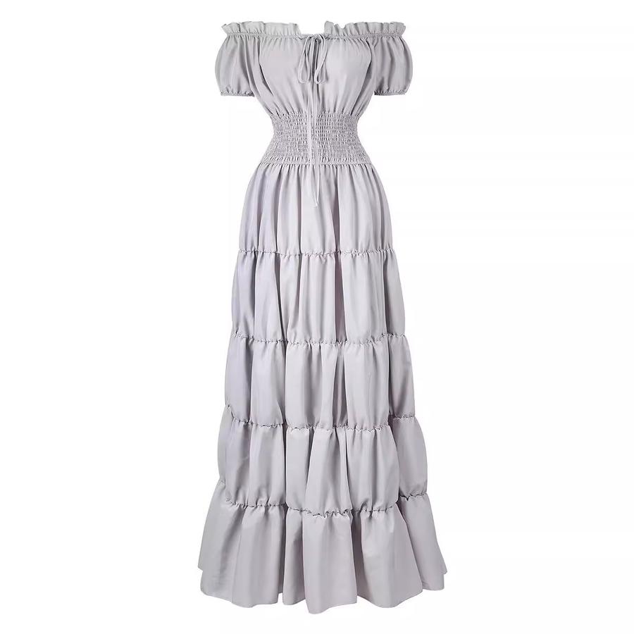 Medieval Renaissance Victorian Lady Stage Costume Halloween Cosplay Dress