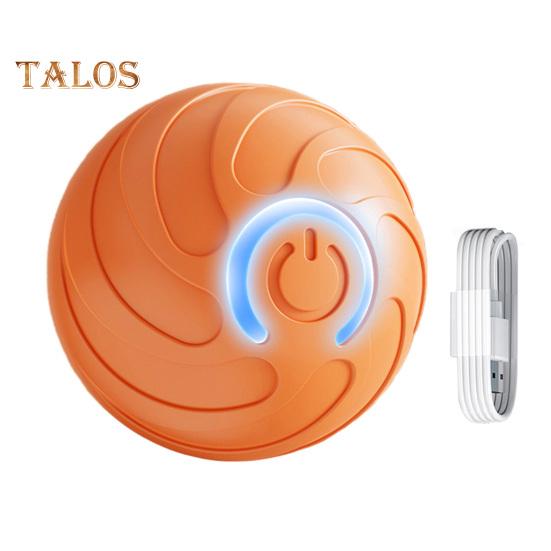 

Катающийся мяч для домашних животных со светодиодной подсветкой, снятие скуки и стресса, умный интерактивный прыгающий мяч для кошек и собак, перезаряжаемый через USB, электрический автоматический движущийся трясущийся мяч оранжевый