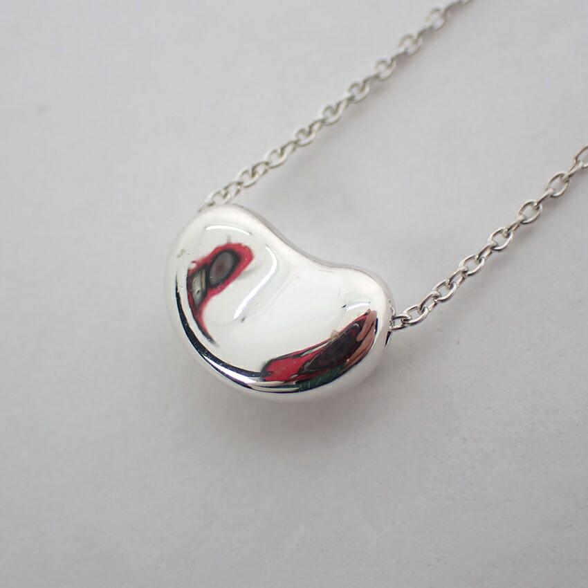 [Used] TIFFANY 925 Bean Pendant/Necklace/g508-60