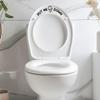 2Pcs Funny Toilet Sticker PUT ME DOWN with Hand Gesture Vinyl Removable Decal for Bathroom Home Decor Gift Idea Playful Design