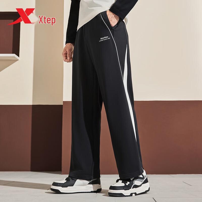 Xtep Unisex Autumn/Winter Warm Knit Sweatpants M