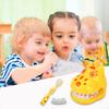 Kids Dental Play Set Interactive Teeth Model with Toothbrush Fun Giraffe-shaped Dentist Toy for Role Play Oral Hygiene Education
