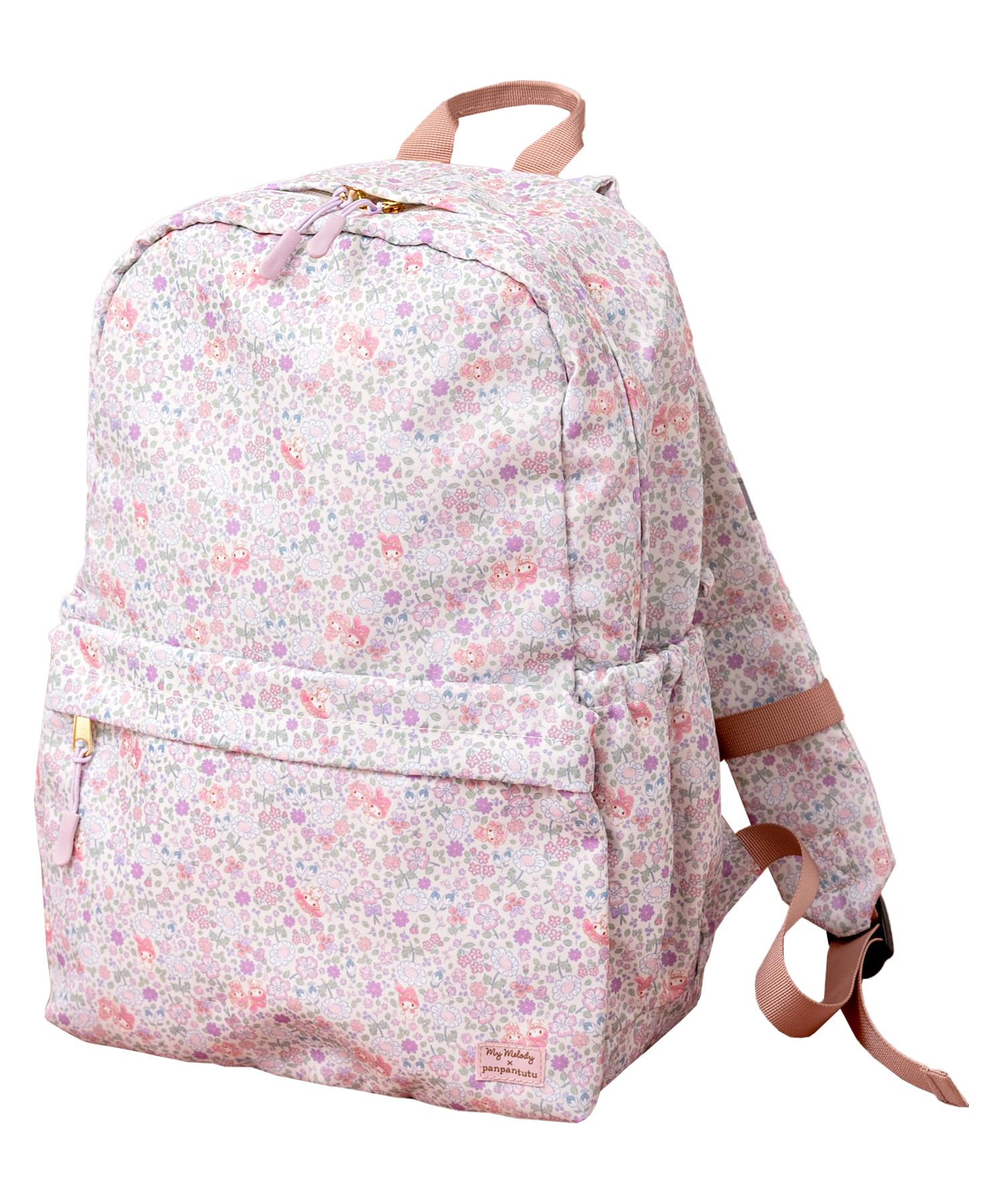 

[panpantutu] Water-Repellent Multi-Pocket Backpack (15L, My Melody) Sanrio Girls Elementary School Kindergarten School Trips