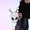 Personality Funny Alien Bag Ladies 2025 New Halloween Cartoon Fashion Niche Versatile Small Shoulder Bag Tide