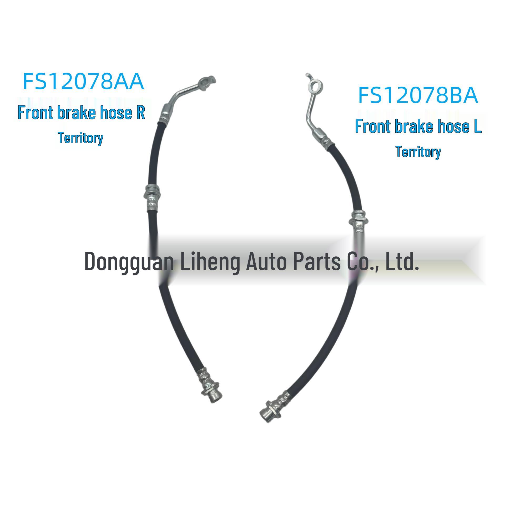Front Brake Hose for Ford Territory (Left: FS12078BA, Right: FS12078AA) Left Brake Hose - FS12078BA