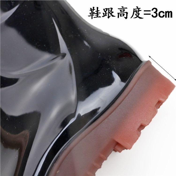 Medium and high tube rain shoes Construction site Industrial and mining work Labor insurance Wear-resistant water shoes Cow tendon sole rain boots
