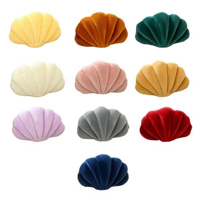 Shell Shaped Pillows Lightweight Cute Seat Cushion Clam Pillow Floor Cushion for Couch Home Office Sofa Living Room