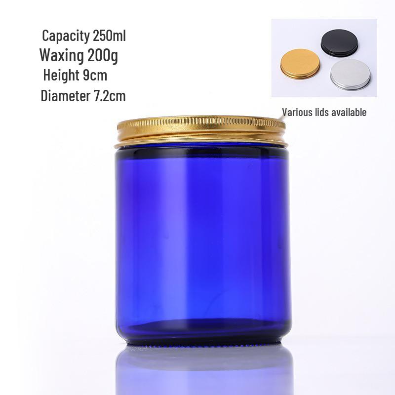 Glass Tea-Colored Aromatherapy Candle Holder and Cup Set