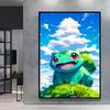 Japanese Anime Canvas Paintings  Pikachu Poster Cartoon Character Picture Bright and Clear Colors High Quality Home Decor