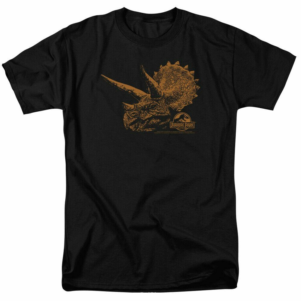 Jurassic Park Tri Mount T-shirt Mens Licensed Dinosaur Movie Tee Black S